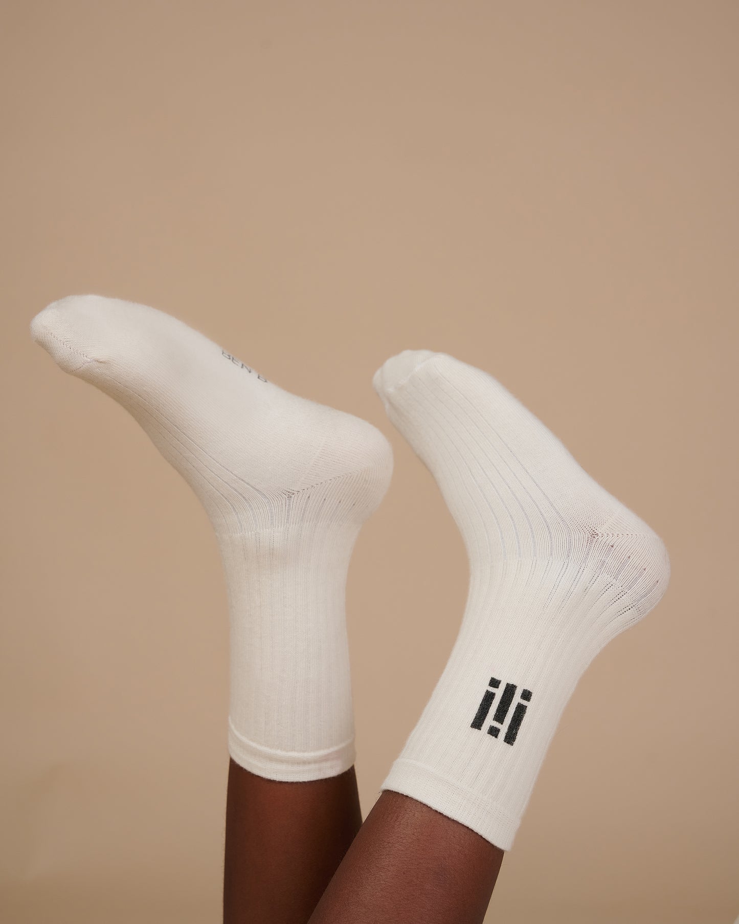 Unisex cotton ribbed socks
